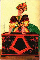 ** T2 Magyar Folklór Művészlap. Globus R.T. / Hungarian Folklore Art Postcard S: Mallász Gitta - Non Classificati