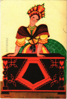 ** T2 Magyar Folklór Művészlap. Globus R.T. / Hungarian Folklore Art Postcard S: Mallász Gitta - Zonder Classificatie