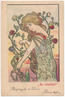 T2/T3 1901 Le Touchet / Touch. Art Nouveau Litho Postcard S: Kieszkow (EK) - Zonder Classificatie