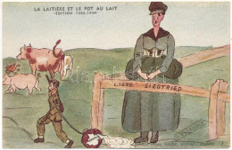 ** T1 La Laitiere Et La Pot Au Lait (Edition 1940-1944). Ligne Siegfried, Adieu, Veau, Vache, Cochon, Couvée... / Másodi - Non Classés