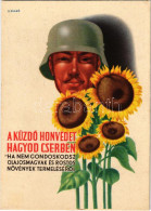 ** T2/T3 A Küzdő Honvédet Hagyod Cserben, Ha Nem Gondoskodsz Olajosmagvak és Rostos Növények Termeléséről! Második Világ - Ohne Zuordnung