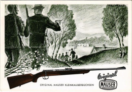 ** T1 Original Mauser Kleinkaliberbüchsen / Német Fegyver Reklám, Vadász Puska / German Small Caliber Rifle Gun Advertis - Zonder Classificatie