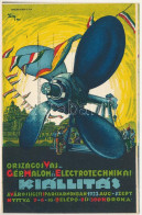 ** T2 1923 Budapest, Országos Vas-, Gép-, Malom és Elektrotechnikai Kiállítás. Bruchsteiner és Fia Litho / Hungarian Nat - Zonder Classificatie