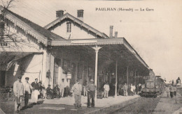 34/ Paulhan - La Gare Avec Train - Carte Neuve Parfait état - Paulhan