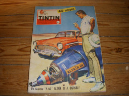 TINTIN 572 08.10.1959 AVION PIPER COMANCHE SALON AUTO 59 BORGWARD Les FOURMIS - Tintin