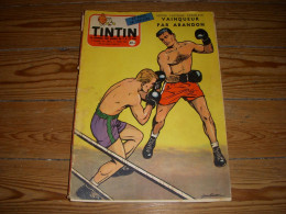 TINTIN 384 01.03.1956 BD BOXE Jean GRATON  Les SERPENTS HISTOIRE Du TELEGRAPHE - Tintin