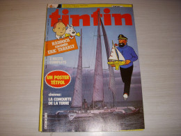 TINTIN 307 14.07.1981 VOILE Eric TABARLY CINEMA La CONQUETE De La TERRE TETFOL - Kuifje