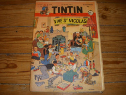 TINTIN 162 29.11.1951 La SAINT NICOLAS Les AVENTURES Du PROFESSEUR TROC De MOOR - Kuifje