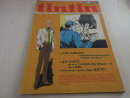 TINTIN 1208 23.12.1971 AUTO RENAULT R15 R17 DOSSIER CIRQUE CARICATURE J. RICHARD - Kuifje