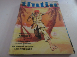 TINTIN 1201 04.11.1971 DOSSIER Les PRISONS FIAT 127 CARICATURE Gilbert BECAUD    - Tintin