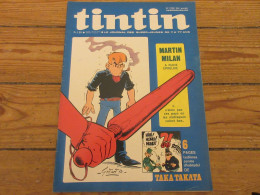 TINTIN 1229 18.05.1972 Le JEU Du CHAT MOTS TRAIN Le TGV 001 BD 6p. TAKA TAKATA   - Kuifje