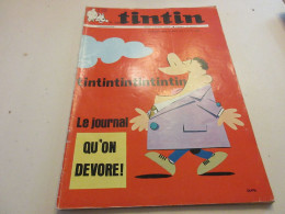 TINTIN 1122 30.04.1970 CYCLOMOTEUR CADY SNCF TURBOTRAIN PUBLICITE CARAN D'ACHE   - Tintin