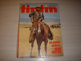TINTIN 082 30.07.1974 POSTER John WAYNE CUBITUS De DUPA Bill WYMAN Yves MONTAND - Tintin