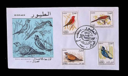 CL, FDC, Premier Jour, Algérie, Alger, 24-1-1976, Oiseaux - Algeria (1962-...)