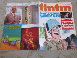 TINTIN 066 09.04.1974 ATHLE SAUT En HAUTEUR Dwight STONES CARD Rod STEWART       - Tintin