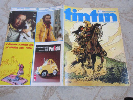 TINTIN 076 18.06.1974 CINEMA BORSALINO And Co Alain DELON SPECIAL BD DERIB       - Tintin