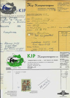 Pays – Bas  - HOOGEVEEN- Ets KIP Kampeerwagens - Lot De 3 Documents Commerciaux(1960 Et 1964) - Netherlands