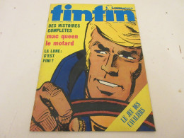 TINTIN 002 16.01.1973 VOL Sur La LUNE Steve MAC QUEEN MOTARD CARTE Julien CLERC  - Kuifje