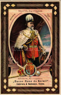 ** T1/T2 Edward VII King Of England. "Savon Rose Du Serail" Calderara & Bankmann, Vienne. Art Nouveau Litho - Non Classés
