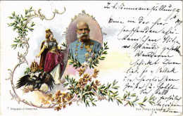 T2/T3 1898 (Vorläufer) Ferenc József Szecessziós Lap / Franz Joseph. C. Pietzner Art Nouveau, Floral (EK) + "Jubiläums-A - Sin Clasificación