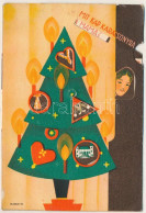 ** T2/T3 Mit Kap Karácsonyra .... ? Karácsonyi Mechanikus Forgó üdvözlőlap / Christmas Greeting, Mechanical Postcard (gy - Ohne Zuordnung