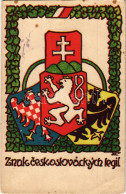 * T2/T3 Znak Ceskoslováckych Legii / A Csehszlovák Légiók Címere  / Coat Of Arms Of The Czechoslovak Legions (EK) - Ohne Zuordnung