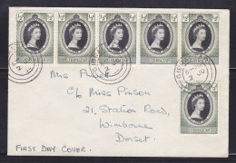 Gibraltar - 1953 Queen Elizabeth Coronation FDC - Gibraltar