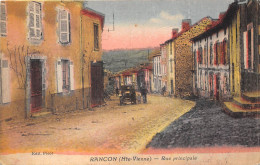 87-RANCON- RUE PRINCIPALE - Autres & Non Classés