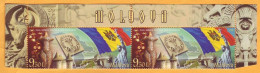 2018 Moldova Moldavie Moldau "Moldovan Postmark Day". Romania  2 Stamps Mint - Moldawien (Moldau)