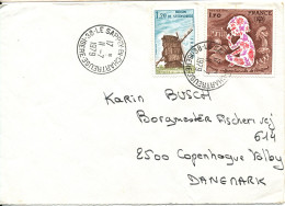 France Cover Sent To Denmark 11-7-1979 Topic Stamps - Lettres & Documents