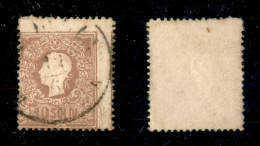 Antichi Stati Italiani - Lombardo Veneto - 1858 - 10 Soldi (26) - Dentellatura Molto Spostata Con Parte Del Vicino A Des - Altri & Non Classificati