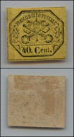 Antichi Stati Italiani - Stato Pontificio - 1867 - 40 Cent (19) - Gomma Originale (400) - Altri & Non Classificati