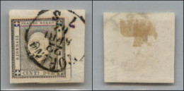 Antichi Stati Italiani - Sardegna - 1861 - 2 Cent (20) Usato Su Frammento A Torino Il 22.04.1862 - Andere & Zonder Classificatie