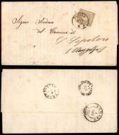 Antichi Stati Italiani - Sardegna - 2 Cent (20) Su Circolare Da Torino A S. Sepolcro Del 31.10.61 (350) - Andere & Zonder Classificatie