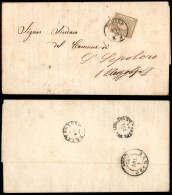 Antichi Stati Italiani - Sardegna - 2 Cent (20) Su Circolare Da Torino A S. Sepolcro Del 31.10.61 (350) - Otros & Sin Clasificación