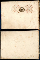 Antichi Stati Italiani - Sicilia - Sicilia (1861) - Carta Bollata Da 6 Grana Annullata In Rosso E Soprastampata Per 6 Ce - Autres & Non Classés