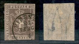 Antichi Stati Italiani - Toscana - 1860 - 1 Cent (17) Usato - Corto In Basso (1.500) - Andere & Zonder Classificatie