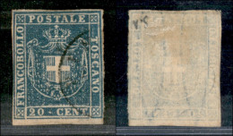 Antichi Stati Italiani - Toscana - 1860 - 20 Cent (20a) Usato (350) - Otros & Sin Clasificación