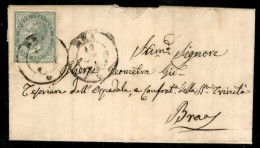 Regno - Vittorio Emanuele II - Lettera Con 5 Cent (16) Da Bra 12 Lug. 74 Per Città - Other & Unclassified