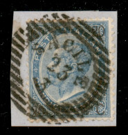 Regno - Vittorio Emanuele II - Sacile 23.3 (P.ti 7) – 20 Cent (23) Su Frammento (180) - Andere & Zonder Classificatie
