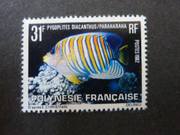 POLYNESIE FRANCAISE, Année 1982, YT N° 175 MNH** Poisson Paraharaha - Unused Stamps