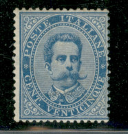 Regno - Umberto I - 1879 - 25 Cent Umberto (40) - Gomma Integra - Piega Diagonale - Andere & Zonder Classificatie