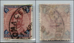 Regno - Umberto I - 1891 – 5 Lire Umberto (64) Usato (400) - Andere & Zonder Classificatie