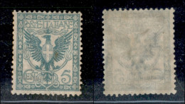 Regno - Vittorio Emanuele III - 1901 – 5 Cent Floreale (70) – Gomma Originale (220) - Altri & Non Classificati