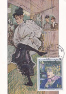 1965-Carte-Maximum -- Jeanne Avril  Par H De TOULOUSE-LAUTREC ...cachet  ALBI-81 - 1960-1969