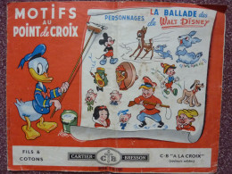 Motifs Au Points De Croix La Ballade Des Personnages De Walt Disney Cartier -Bresson, 9 Plaches De Personnages - Stickarbeiten