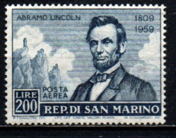 1959 - San Marino PA 129 Nascita Di A. Lincoln   +++++++ - Nuevos