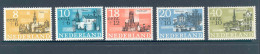 Netherlands  1965 Dutch Cities With Churches And Cathedrals MNH ** NVPH 842/46 Yvert 817/21 - Iglesias Y Catedrales