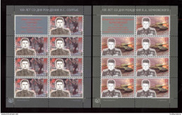 Label Transnistria 2023 WWII Heroes Of The Soviet Union  2Sheetlets**MNH - Fantasy Labels