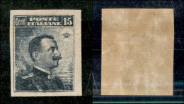 Regno - Vittorio Emanuele III - 1911 - 15 Cent Michetti (96e) - Non Dentellato - Gomma Originale (120) - Sonstige & Ohne Zuordnung